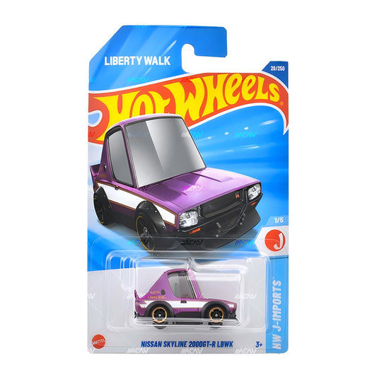 Hot Wheels 2025 Nissan Skyline 2000GT-R LBWK Liberty Walk Purple Tooned