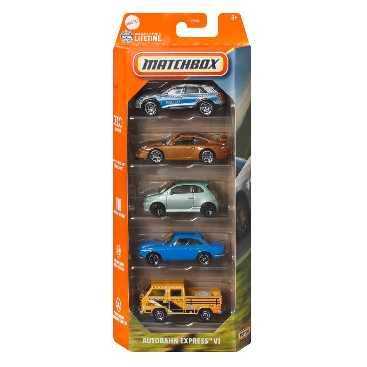 Matchbox Car Collection 5-Pack 2025 Mix 2B