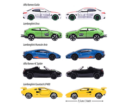 Majorette 1:64 5-Car Set Gift Pack Dream Cars Italy Edition 2023