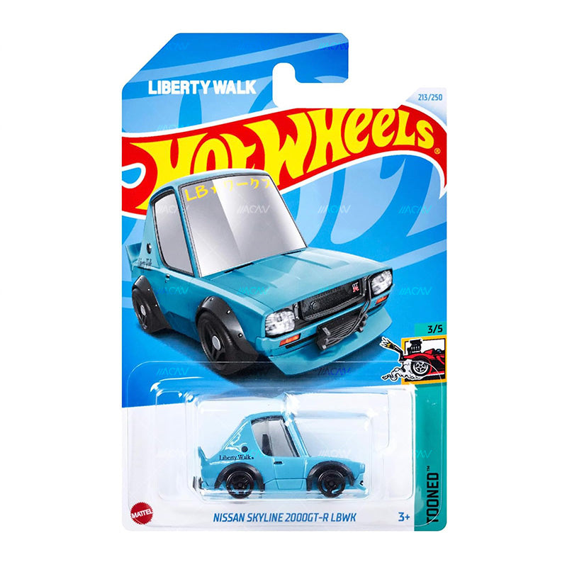 Hot Wheels 2024 Nissan Skyline 2000GT-R LBWK Blue Tooned