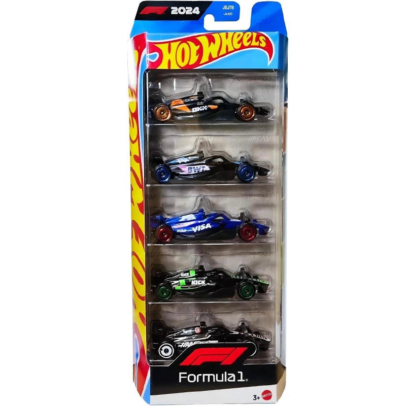 Hot Wheels 2025 Formula 1 F1 5-Pack Race Team