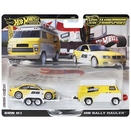 Hot Wheels Legends Tour Team Transport 2025 - BMW M3 and HW Rally Hauler