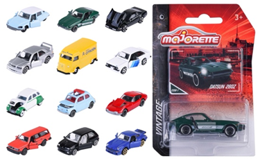 Majorette Vintage Cars - Latest Assortment - Set of 12 Cars - Feb 2025