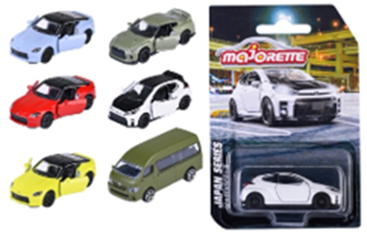 Majorette Japan Prime #18 – Set of 6 Licensed Diecast Models - February 2025 Update