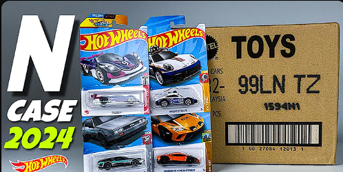 Hot Wheels Basic Car Mainline 2024 Sealed - N Case 2024 - *US Card* (Super Treasure Hunt Chance) 72 Cars