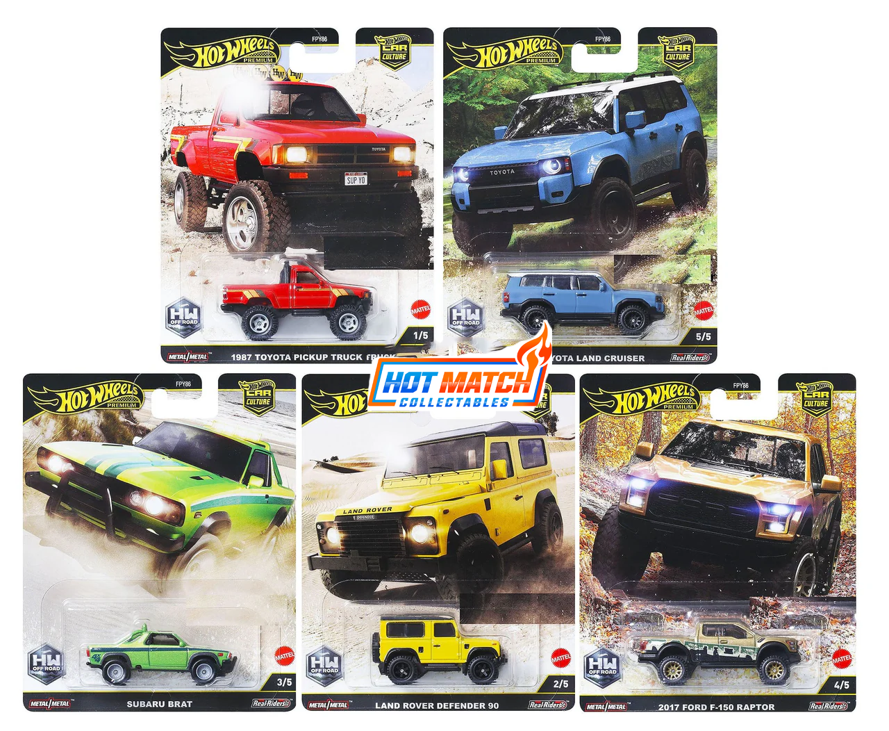 Hot Wheels Car Culture 2025 - Off Road Mix 3H