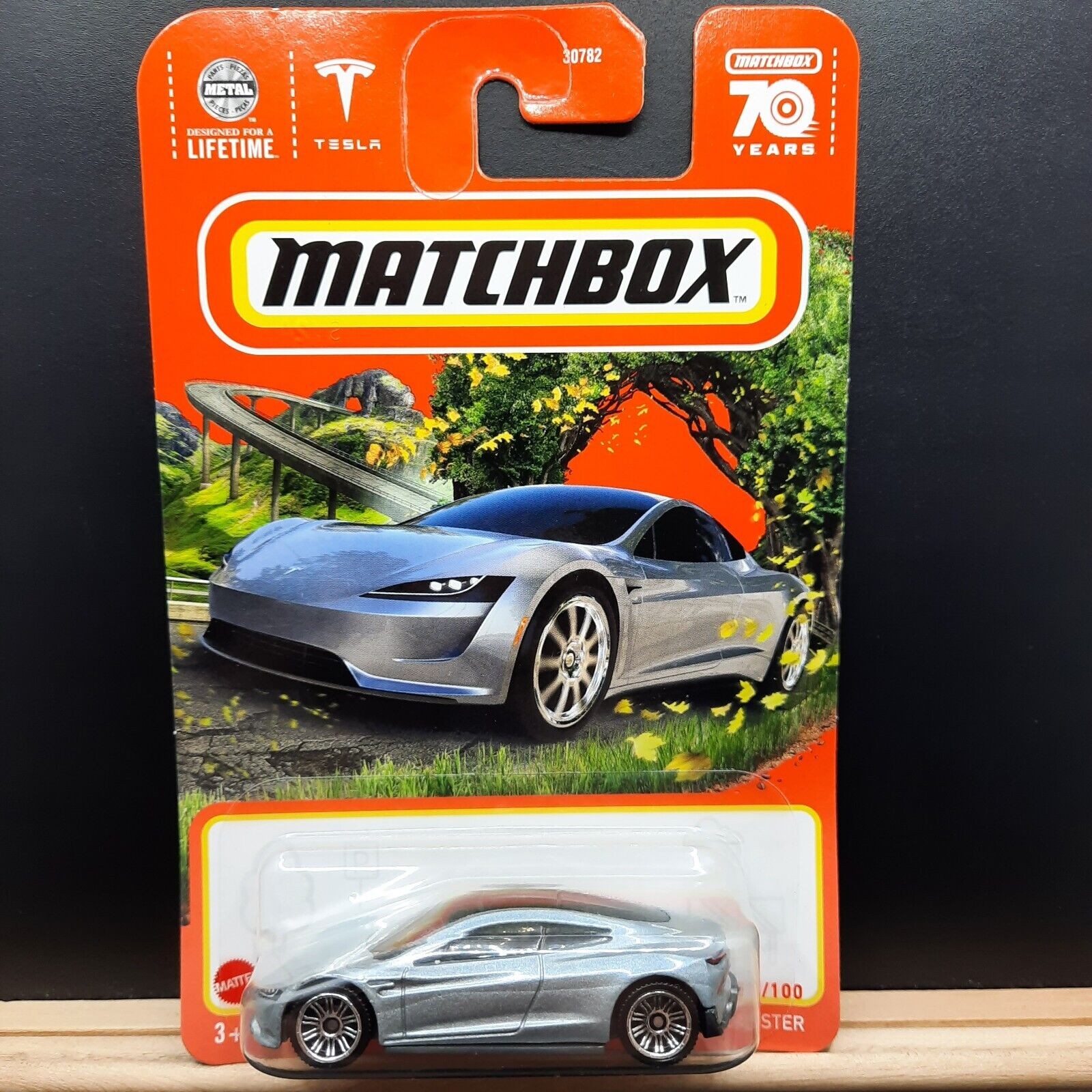 Tesla deals matchbox car