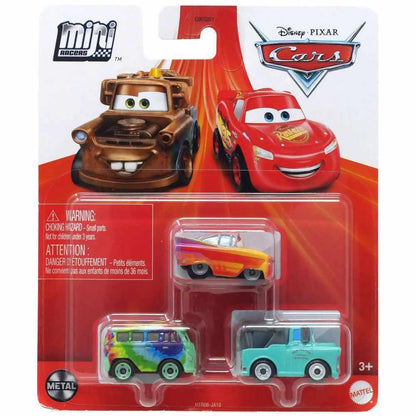 Disney Pixar Cars Mini Racers 3-Pack 2024 Mix 2