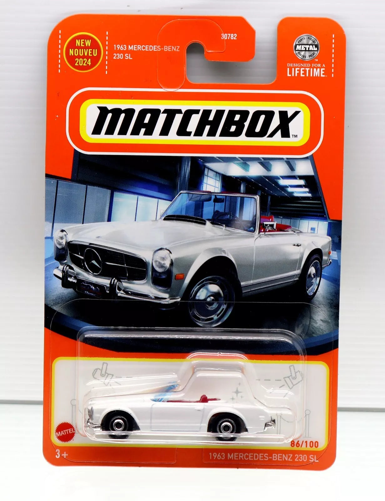 Matchbox Car Collection 2024 Mix 9J Vehicles Long Card