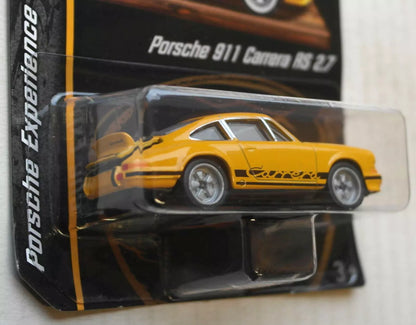 Majorette - 'Carrera Cafe' Porsche 911 Carrera RS 2.7 (Yellow) Porsche Experience Center Leipzeg