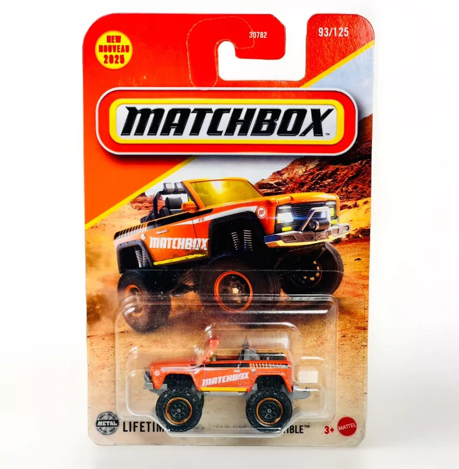 Matchbox Car Collection 2025 Mix 2B Long Card