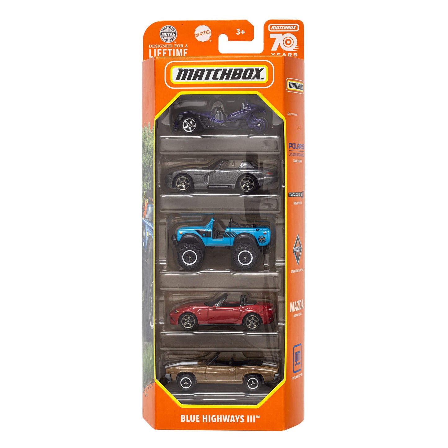 Matchbox Car Collection 5-Pack 2023 Mix 3 (M)